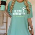 I Finally Graduated Back To Gaming Gamer Graduation Women's Comfort Colors T-Shirt Chalky Mint