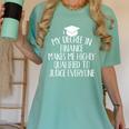 Finance Major Graduation Women's Comfort Colors T-Shirt Chalky Mint
