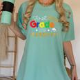 First 1st Grade 2018 Nailed It Graduation Shirt Women's Comfort Colors T-Shirt Chalky Mint