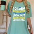 First Day School 7th Grade 6th Grade Graduation Women's Comfort Colors T-Shirt Chalky Mint