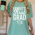 First In Family To Graduate College 2018 Graduation Women's Comfort Colors T-Shirt Chalky Mint
