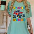 First Grade Graduation Monster Truck 1st Grade Graduate Women's Comfort Colors T-Shirt Chalky Mint