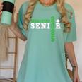 Football Senior Night Football Senior 2025 Graduation 23 Women's Comfort Colors T-Shirt Chalky Mint