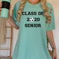 FUN CLASS OF 2020 SENIOR SOCCER GRADUATION GIFT SHIRT Women's Comfort Colors T-Shirt Chalky Mint