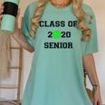 FUN CLASS OF 2020 SENIOR TENNIS GRADUATION GIFT SHIRT Women's Comfort Colors T-Shirt Chalky Mint