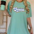Funny Class Of 2022 Senior Graduate College Graduation Women's Comfort Colors T-Shirt Chalky Mint