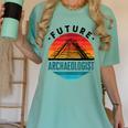 Future Archaeologist Pyramid Archaeology Student Graduation Women's Comfort Colors T-Shirt Chalky Mint