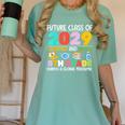 Future Class Of 2029 I Survived Passed 5th Grade Graduation Women's Comfort Colors T-Shirt Chalky Mint