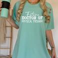 Future Doctor Of Physical Therapy DPT Graduation Therapist Women's Comfort Colors T-Shirt Chalky Mint