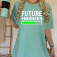 Future Engineer Loading Bar Cool Graduation Women's Comfort Colors T-Shirt Chalky Mint