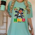 Future HBCU Grad Dabbing Kid Graduation For Boys Kids Women's Comfort Colors T-Shirt Chalky Mint