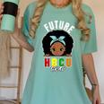 Future HBCU Grad Girl Graduation Historically College Women's Comfort Colors T-Shirt Chalky Mint