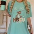Future HBCU Grad Graduate Afro Boy College Graduation Women's Comfort Colors T-Shirt Chalky Mint