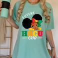 Future HBCU Grad History Girl Graduation HBCU Kids Women's Comfort Colors T-Shirt Chalky Mint