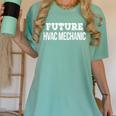 Future HVAC Mechanic Shirt Graduation Women's Comfort Colors T-Shirt Chalky Mint