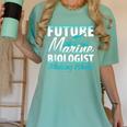 FUTURE MARINE BIOLOGIST MAKING WAVES Graduation T-Shirt Women's Comfort Colors T-Shirt Chalky Mint