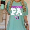 Future PA Physician Assistant Graduation Women's Comfort Colors T-Shirt Chalky Mint