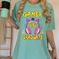 Gamer Girl Graduate Shirt Girls Kids Gamer Graduation Women's Comfort Colors T-Shirt Chalky Mint