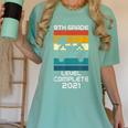 Gamer Graduation 2021 Retro 9th Grade Level Complete Women's Comfort Colors T-Shirt Chalky Mint