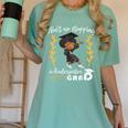 Girl Magic Graduate Kindergarten Graduation 2023 Women's Comfort Colors T-Shirt Chalky Mint
