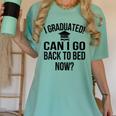 Can I Go Back To Bed Graduation 2021 Women's Comfort Colors T-Shirt Chalky Mint