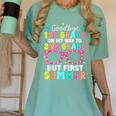 Goodbye 1st Grade Graduation To Second Grade First Summer Women's Comfort Colors T-Shirt Chalky Mint