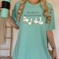 Goose Phlebotomy Technician Graduation Lab Week 2026 Women's Comfort Colors T-Shirt Chalky Mint