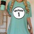 Graduate 1 Graduation Shirt Women's Comfort Colors T-Shirt Chalky Mint