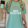 Graduate Senior Class Of 2026 Basketball Player Graduation Women's Comfort Colors T-Shirt Chalky Mint
