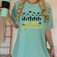 We Are Graduated Graduation Class Of 2025 Family Crew Women's Comfort Colors T-Shirt Chalky Mint