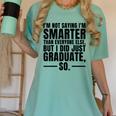 I Graduated Graduation Seniors Him Or Her Women's Comfort Colors T-Shirt Chalky Mint