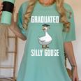 Graduated Silly Goose Student Graduation 2026 Grad Women's Comfort Colors T-Shirt Chalky Mint