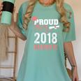 Graduation 2018 Tshirt Proud Mom Of A 2018 Graduate T-Shirt Women's Comfort Colors T-Shirt Chalky Mint
