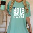 Graduation 2019 Biology Tshirt For Science Graduate Women's Comfort Colors T-Shirt Chalky Mint