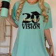 Graduation 2020 A Class With Vision Women's Comfort Colors T-Shirt Chalky Mint
