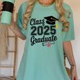 Graduation 2025 Senior 2025 Class Of 2025 Graduate Women's Comfort Colors T-Shirt Chalky Mint