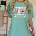 Graduation 5th 6th 8th Grade Class 2023 Anime Graduate Girls Women's Comfort Colors T-Shirt Chalky Mint