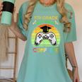 Graduation 5th Grade Level Complete Gamer Class 2021 Gaming Women's Comfort Colors T-Shirt Chalky Mint