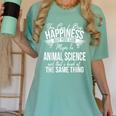 Graduation Animal Science Major Women's Comfort Colors T-Shirt Chalky Mint