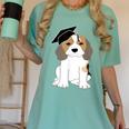Graduation Beagle Dog 2017 Graduate Graduation Tee Women's Comfort Colors T-Shirt Chalky Mint