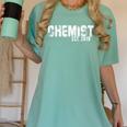 Graduation For Chemists Established 2019 Shirt Women's Comfort Colors T-Shirt Chalky Mint