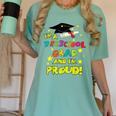 Graduation Class 2018 Cap Gown Shirt Preschool Grad Proud Women's Comfort Colors T-Shirt Chalky Mint