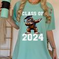 Graduation Class Of 2024 Bigfoot Graduated Seniors 2024 Women's Comfort Colors T-Shirt Chalky Mint