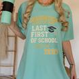Graduation Class Of 2026 My Last First Day Of School Senior Women's Comfort Colors T-Shirt Chalky Mint