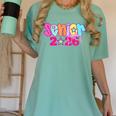 Graduation Class Of 2026 Senior Pink Coquette Bow 2026 Grade Women's Comfort Colors T-Shirt Chalky Mint