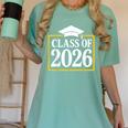 Graduation Class Of 2026 Senior 2026 Women's Comfort Colors T-Shirt Chalky Mint