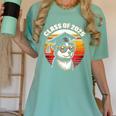 Graduation Day 2025 Graduate Class School Degree College Dog Women's Comfort Colors T-Shirt Chalky Mint