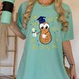 Graduation Flossing Peanut OIT Women's Comfort Colors T-Shirt Chalky Mint