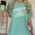 Graduation Can I Go Back To Bed Shirt Women's Comfort Colors T-Shirt Chalky Mint