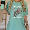 Graduation I Graduated Can I Go Back To Bed Now Women's Comfort Colors T-Shirt Chalky Mint